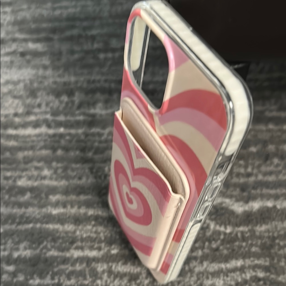 Pink Heart Pattern Phone Case - Picture 7 of 8